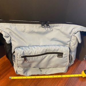 LL Bean cross body bag, light blue